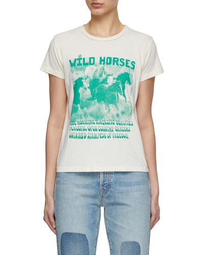 Mother The Wide Horse Boxy Goodie Goodie Jeans - Blue