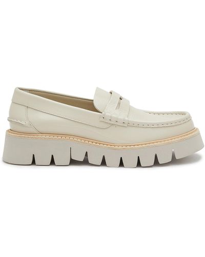 Pedro Garcia Sebas Leather Loafers - White