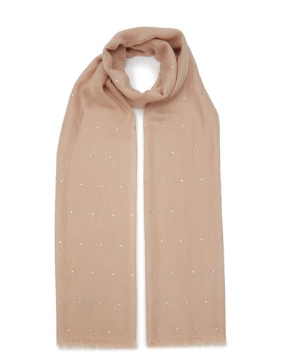 Jane Carr The Crystal Wrap Scarf - Natural