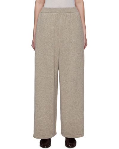 The Row Eloisa Cashmere Pants - Brown