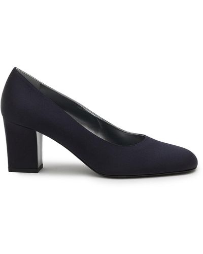 The Row Fiore 80 Satin Pumps - Blue