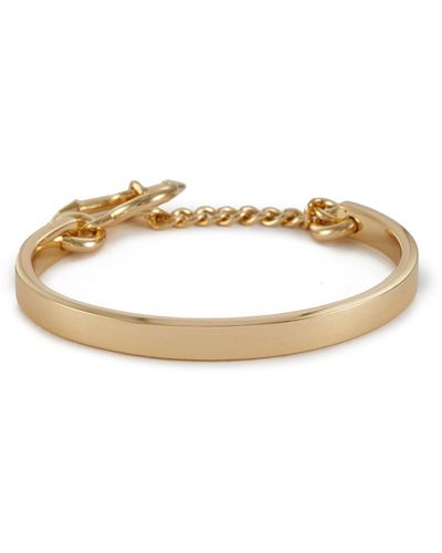 Eddie Borgo Zenith 12k Gold Plated Metal Cuff Bracelet - Metallic