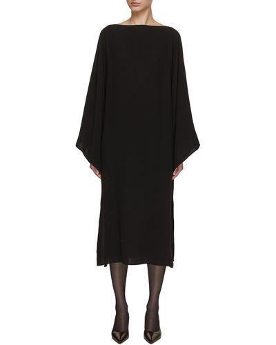 The Row Matelle Silk Dress - Black