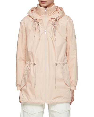 Army by Yves Salomon Hooded Detachable Coat - Natural