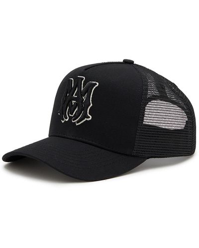 Amiri Ma Logo Trucker Baseball Cap - Black