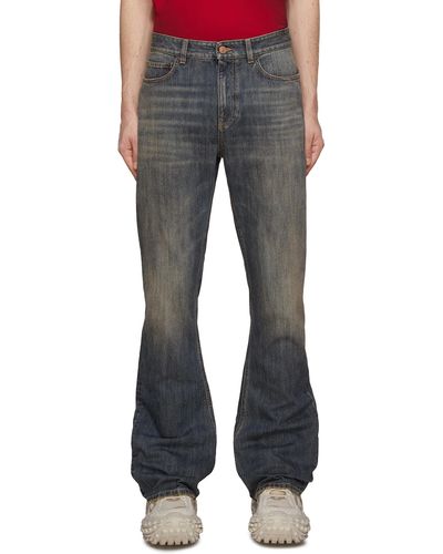 Gray Bootcut jeans for Men | Lyst