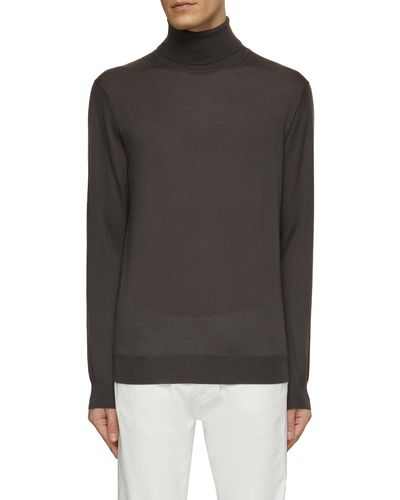 Tomorrowland Superfine Merino Wool Sweater - Black