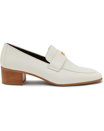 Bougeotte Flâneur 35 Leather Loafers - White