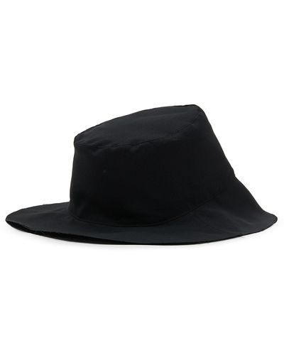 The Row Sofia Silk Bucket Hat - Black