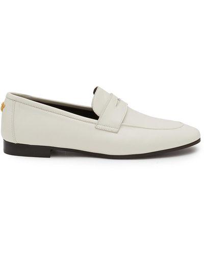 Bougeotte Flâneur Leather Loafers - White