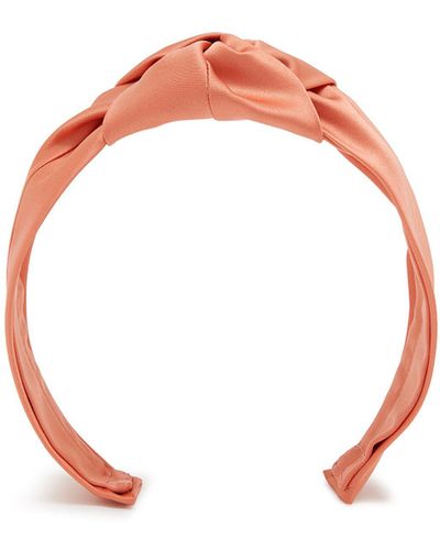 Jennifer Ouellette Satin Turban Headband - Pink