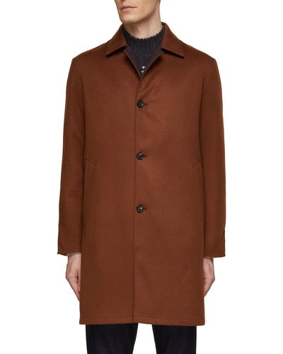 EQUIL Reversible Cashmere Overcoat - Brown