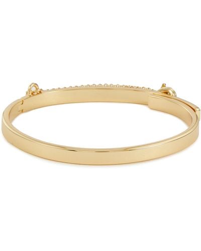 Eddie Borgo 12k Gold Plated Safety Chain Bangle - Metallic