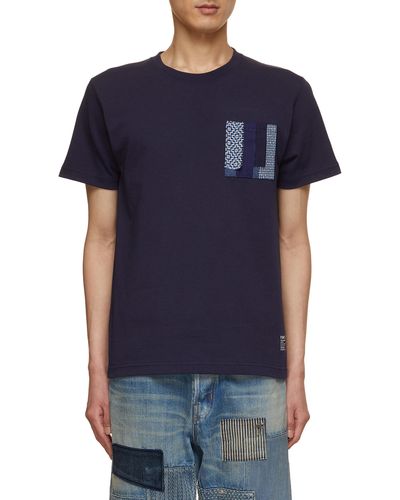 FDMTL Obi Pocket Cotton T-shirt - Blue