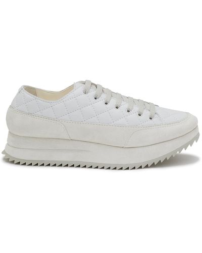Pedro Garcia Osaka Quilted Leather Sneakers - White