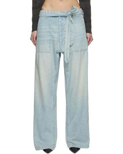 R13 Belted Venti Utility Pants - Blue