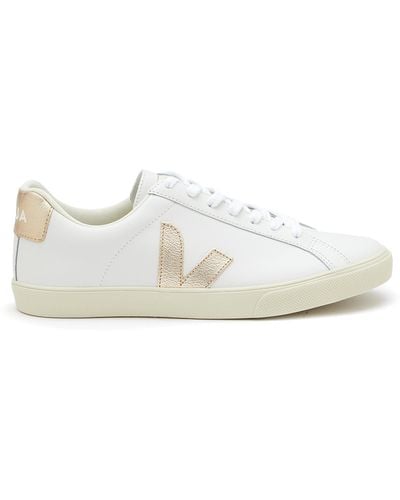 Veja 'esplar' Leather Low Top Lace Up Sneakers - White