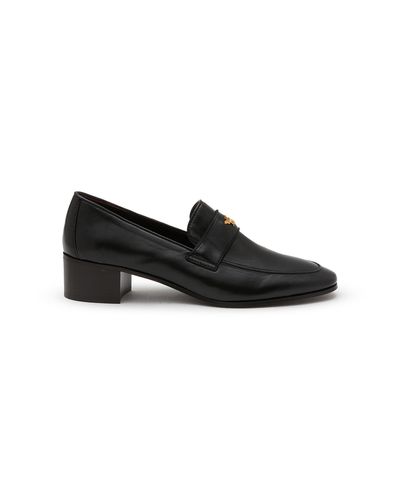 Bougeotte Flâneur 35 Leather Loafers - Black