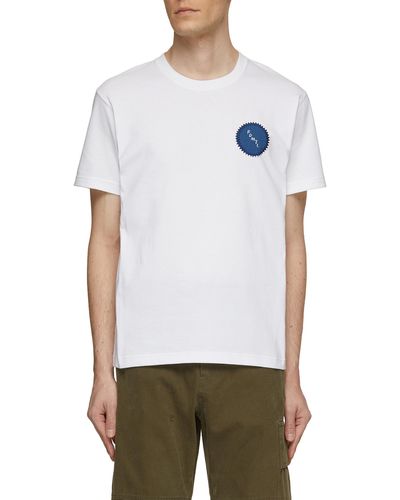 FDMTL Stitched Logo Patch T-shirt - White