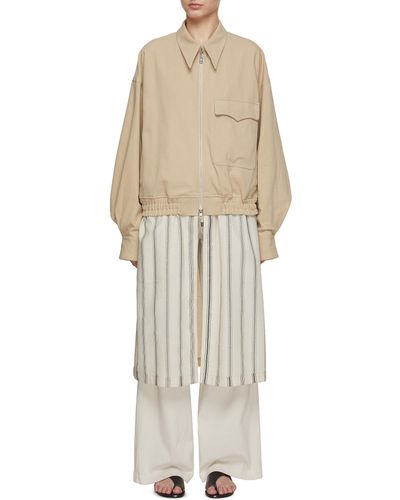 Y's Yohji Yamamoto Reversible Coat - Natural