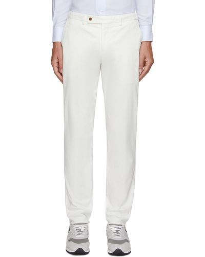 Tomorrowland Elastic Back Pressed Crease Chino Pants - White