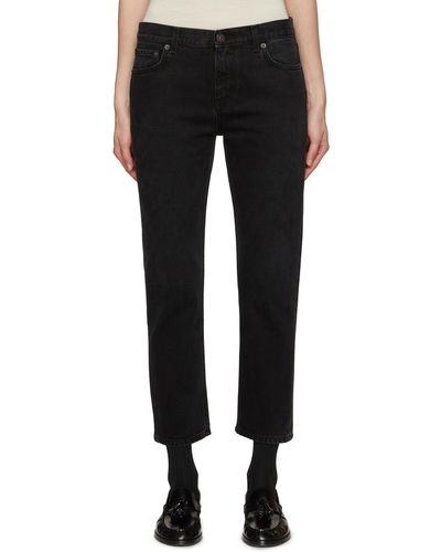 The Row Land Cropped Jeans - Black