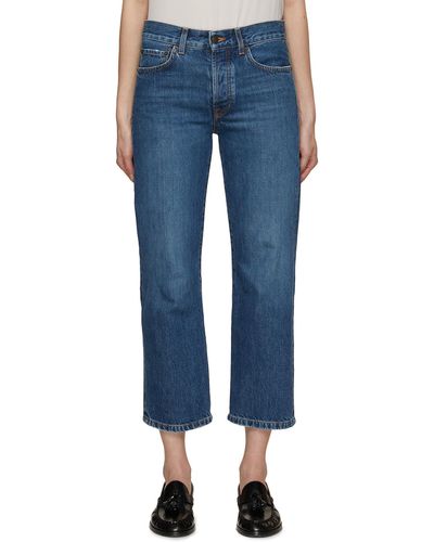 The Row Lesley Cropped Jeans - Blue
