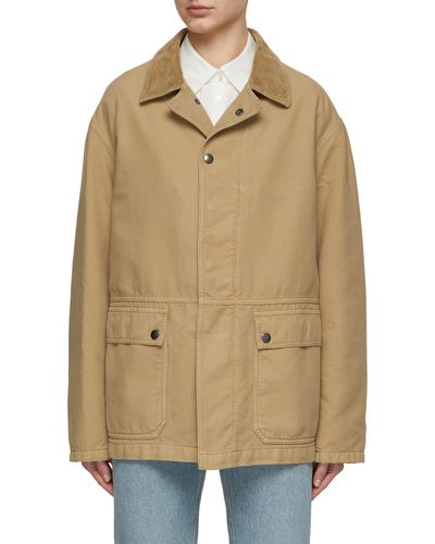 The Row Frank Cotton Jacket - Natural