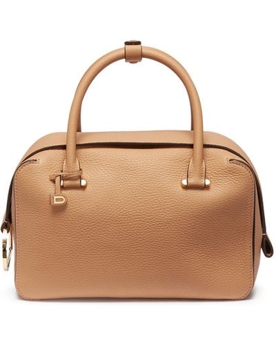 Delvaux 'cool Box Mm' Leather Bag - Brown