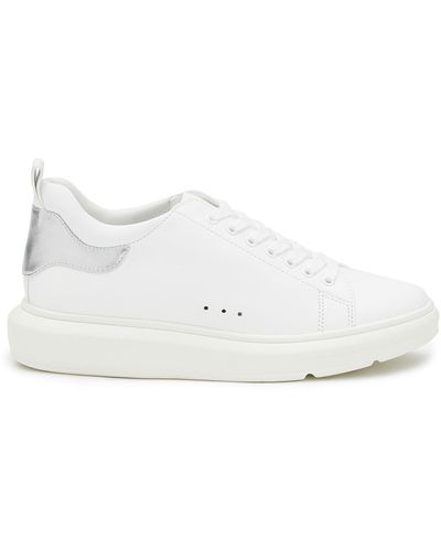 Pedder Red Megan Leather Sneakers - White