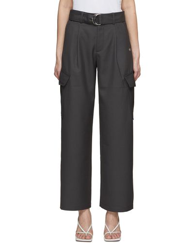 Mo&co. Utility Belted Pants - Black