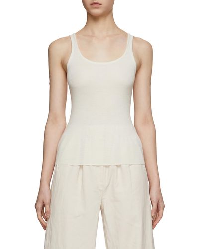 Co. Baby Cashmere Tank Top - White