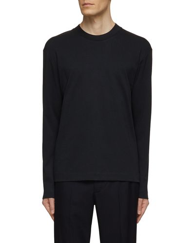 Sunspel Crewneck Cotton T-shirt - Black