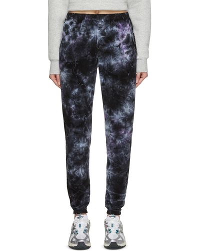Electric and Rose Siesta Velour Sweatpants - Blue