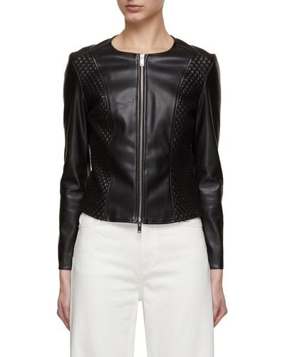 Marella leather shop jacket