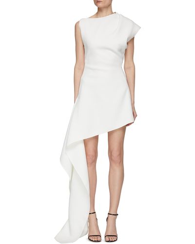 Maticevski Zing asymmetric-design dress - Yellow