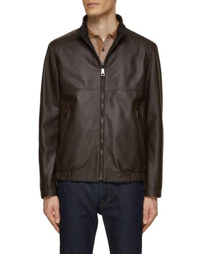 Men's Canali Leather jackets from $2,040 | Lyst