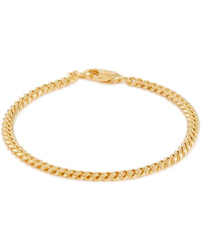 Missoma Gold Plated Round Curb Bracelet - Metallic