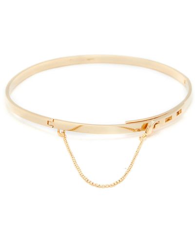 Eddie Borgo 12k Gold Plated Safety Chain Choker - Natural