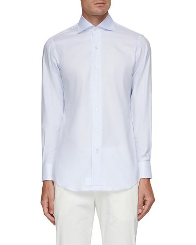 Tomorrowland Spread Collar Dress Shirt - White