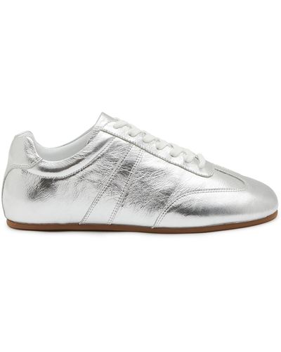 Pedder Red Benjamin Leather Low Top Sneakers - White