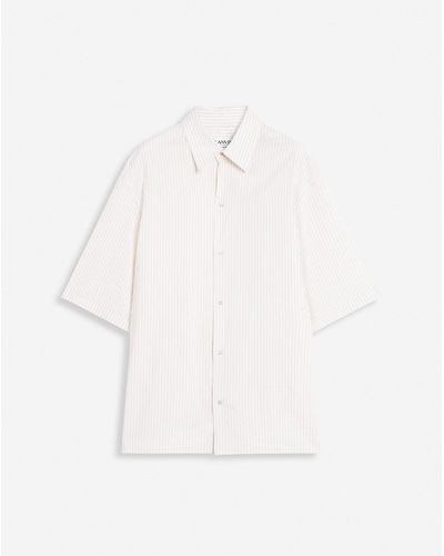 Lanvin Loose-fitting Shirt With Gusset - White
