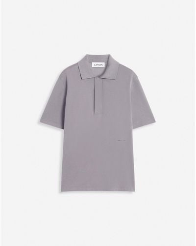Lanvin Classic Polo Shirt - Gray