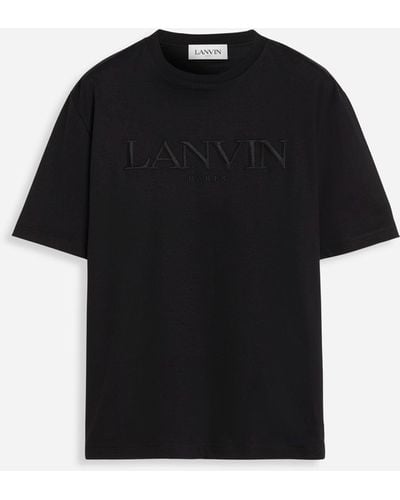 Lanvin Embroidered T-shirt - Black