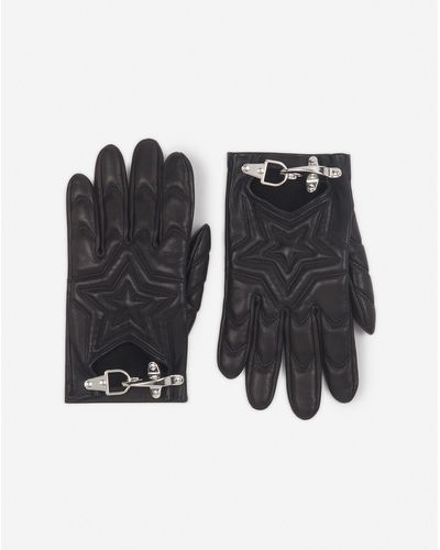 Lanvin X Future Quilted Leather Gloves - Black