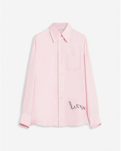 Lanvin Classic Fluid Shirt - Pink