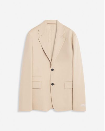 Lanvin Casual Single-breasted Jacket - Natural