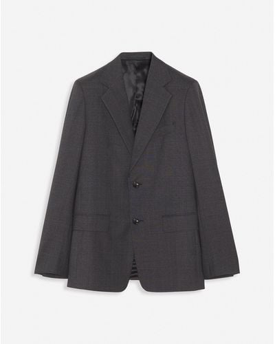 Lanvin Single-breasted Jacket With Flap Pockets - Gray