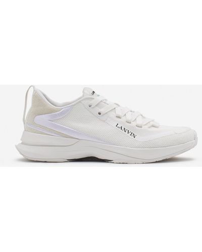 Lanvin L-i Mesh Sneakers - White