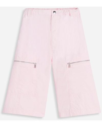 Lanvin Baggy Parachute Shorts - Pink